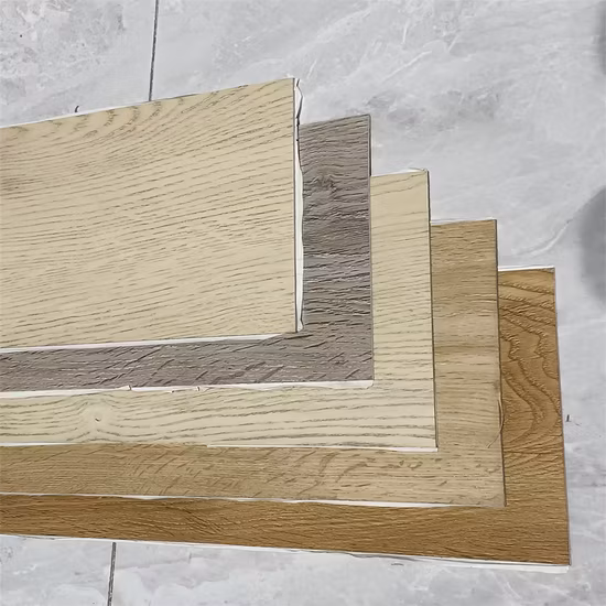 Pisos de vinilo Lvt de venta caliente impermeables con espalda seca
